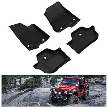 ラングラーJLフロアマスター Amazon.com: KIWI MASTER Floor Mats for 2018-2025 Jeep